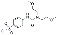 4-[3,3-二(2-甲氧基乙基)脲基]苯磺酰氯 结构式