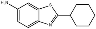 2-环己基苯并[D]噻唑-6-胺 结构式