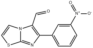 6-(3-硝基苯基)咪唑并[2,1-B]噻唑-5-甲醛 结构式