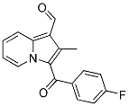 3-(4-FLUORO-BENZOYL)-2-METHYL-INDOLIZINE-1-CARBALDEHYDE 结构式