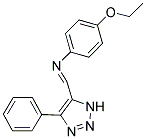 4-Ethoxy-N-((4-phenyl-1H-1,2,3-triazol-5-yl)methylene)aniline 结构式