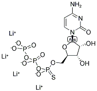 CYTIDINE-5'-O-(1-THIOTRIPHOSPHATE) LITHIUM SALT 结构式