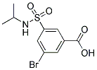 3-BROMO-5-ISOPROPYLSULFAMOYL-BENZOIC ACID 结构式