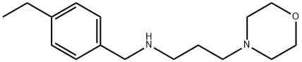N-(4-乙基苄基)-3-吗啉丙烷-1-胺 结构式