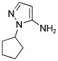 1-CYCLOPENTYL-1H-PYRAZOL-5-AMINE 结构式