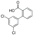 3',5'-DICHLORO-BIPHENYL-2-CARBOXYLIC ACID 结构式