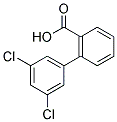 3',5'-Dichloro-biphenyl-2-carboxylic acid 结构式