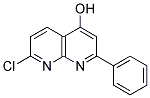 7-CHLORO-4-HYDROXY-2-PHENYL-1,8-NAPHTHYRIDINE 结构式