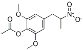 1-(4-Acetoxy-3,5-dimethoxyphenyl)-2-nitropropane 结构式