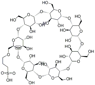 SULFOPROPYL-BETA-CYCLODEXTRIN 结构式