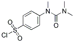 4-(TRIMETHYL-UREIDO)-BENZENESULFONYL CHLORIDE 结构式