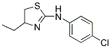 (4-CHLORO-PHENYL)-(4-ETHYL-4,5-DIHYDRO-THIAZOL-2-YL)-AMINE 结构式