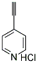 4-ETHYNYLPYRIDINE HYDROCHLORIDE 结构式