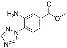 METHYL 3-AMINO-4-(1H-1,2,4-TRIAZOL-1-YL)-BENZENECARBOXYLATE 结构式