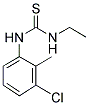 N-(3-CHLORO-2-METHYLPHENYL)-N'-ETHYLTHIOUREA 结构式