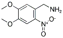 4,5-DIMETHOXY-2-NITROBENZYLAMINE 结构式