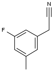 3-FLUORO-5-METHYLPHENYLACETONITRILE 结构式