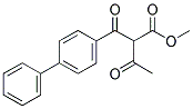 2-(BIPHENYL-4-CARBONYL)-3-OXO-BUTYRIC ACID METHYL ESTER 结构式