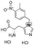 3-(3-METHYL-4-NITROBENZYL)-L-HISTIDINE DIHYDROCHLORIDE 结构式