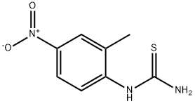 N-(2-METHYL-4-NITROPHENYL)THIOUREA 结构式