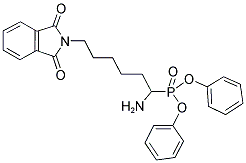 (1-AMINO-6-PHTHALIMIDO)HEXYLPHOSPHONIC ACID, DIPHENYL ESTER 结构式