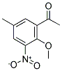 2-METHOXY-5-METHYL-3-NITROACETOPHENONE 结构式