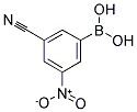 3-氰基-5-硝基苯硼酸 结构式