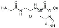 GLY-GLY-HIS COPPER-BINDING PEPTIDE 结构式