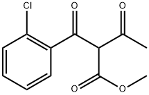 2-(2-Chloro-benzoyl)-3-oxo-butyric acid methyl ester 结构式