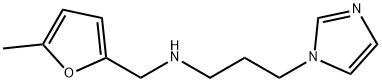 (3-IMIDAZOL-1-YL-PROPYL)-(5-METHYL-FURAN-2-YL-METHYL)-AMINE 结构式