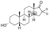 5BETA-ANDROSTAN-3ALPHA-OL-17-ONE-16,16-D2 结构式