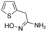 N-Hydroxy-2-thiophen-2-yl-acetamidine 结构式