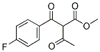 2-(4-FLUORO-BENZOYL)-3-OXO-BUTYRIC ACID METHYL ESTER 结构式