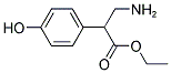 3-Amino-2-(4-hydroxy-phenyl)-propionic acid ethyl ester 结构式