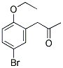 (5-Bromo-2-ethoxyphenyl)acetone 结构式