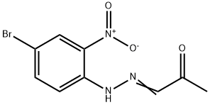 ACETONE 4-BROMO-2-NITROPHENYLHYDRAZONE 结构式