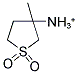 3-METHYL-1,1-DIOXO-TETRAHYDRO-1LAMBDA6-THIOPHEN-3-YL-AMMONIUM 结构式