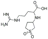 2-(1,1-DIOXO-TETRAHYDRO-1LAMBDA6-THIOPHEN-3-YLAMINO)-5-GUANIDINO-PENTANOIC ACID 结构式