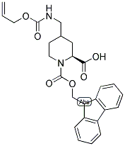 FMOC-L-(4-CIS/TRANS)-HOMOPRO(4-CH2NH-ALLOC) 结构式