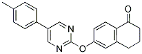 6-([5-(4-METHYLPHENYL)PYRIMIDIN-2-YL]OXY)-3,4-DIHYDRONAPHTHALEN-1(2H)-ONE 结构式