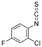 2-氯-4-氟苯基异氰酸酯 结构式