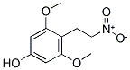 1-(2,6-DIMETHOXY-4-HYDROXYPHENYL)-2-NITROETHANE 结构式