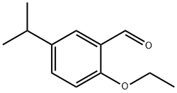 2-乙氧基-5-异丙基苯甲醛 结构式
