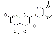 2-(3,4-DIMETHOXYPHENYL)-3-HYDROXY-5,7-DIMETHOXY-2,3-DIHYDRO-4H-CHROMEN-4-ONE 结构式