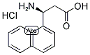 (S)-3-Amino-3-(1-naphthyl)-propanoic acid hydrochloride 结构式