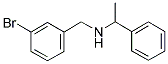 (3-BROMOBENZYL)-(1-PHENYLETHYL)AMINE 结构式