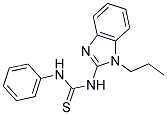 N-PHENYL-N'-(1-PROPYL-1H-BENZIMIDAZOL-2-YL)THIOUREA 结构式