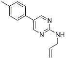 N-ALLYL-5-(4-METHYLPHENYL)PYRIMIDIN-2-AMINE 结构式