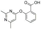 2-[(2,4-DIMETHYLPYRIMIDIN-6-YL)OXY]BENZOIC ACID 结构式