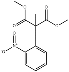 DIMETHYL 2-METHYL-2-(2-NITROPHENYL)MALONATE 结构式